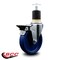 Service Caster 5'' Solid Poly Swivel 1-7/8'' Expanding Stem Caster with Brake SCC-EX20S514-SPUS-PLB-178 - alternate 4